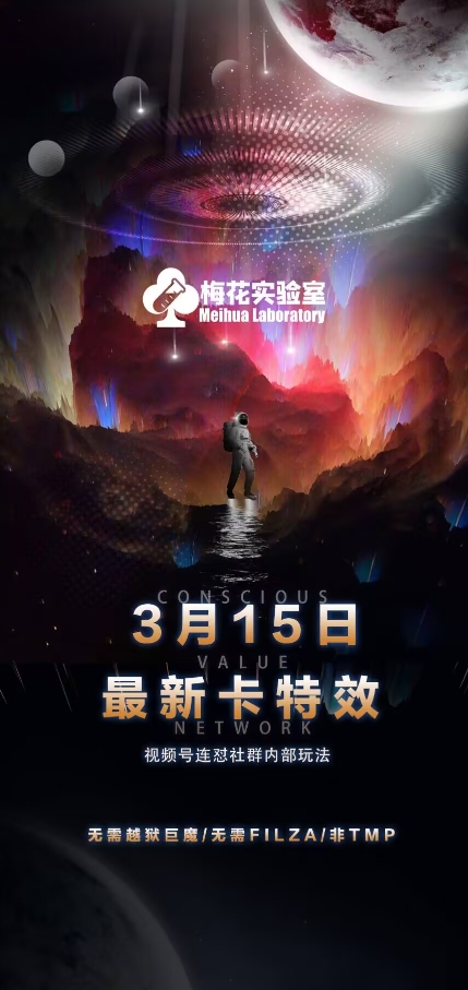 梅花实验室视频号连怼玩法-3月15日最新卡特效技术(无需越狱、巨魔、tmp)-唯聚网络