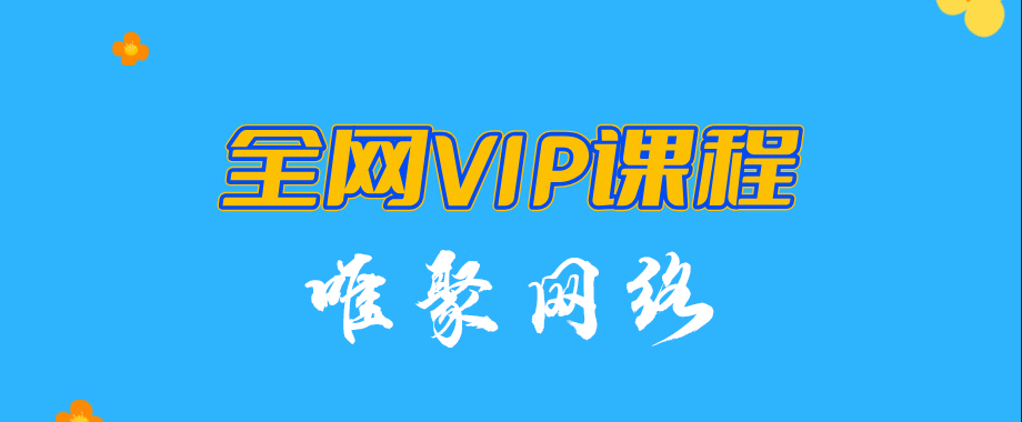 全网VIP课程 无损下载~-唯聚网络